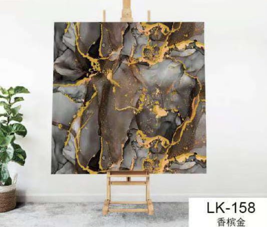 Waterproof UV Marble Sheet, Self Adhesive KSE Walls Sticker, Kitchen Cabinets Countertop Wallpaper