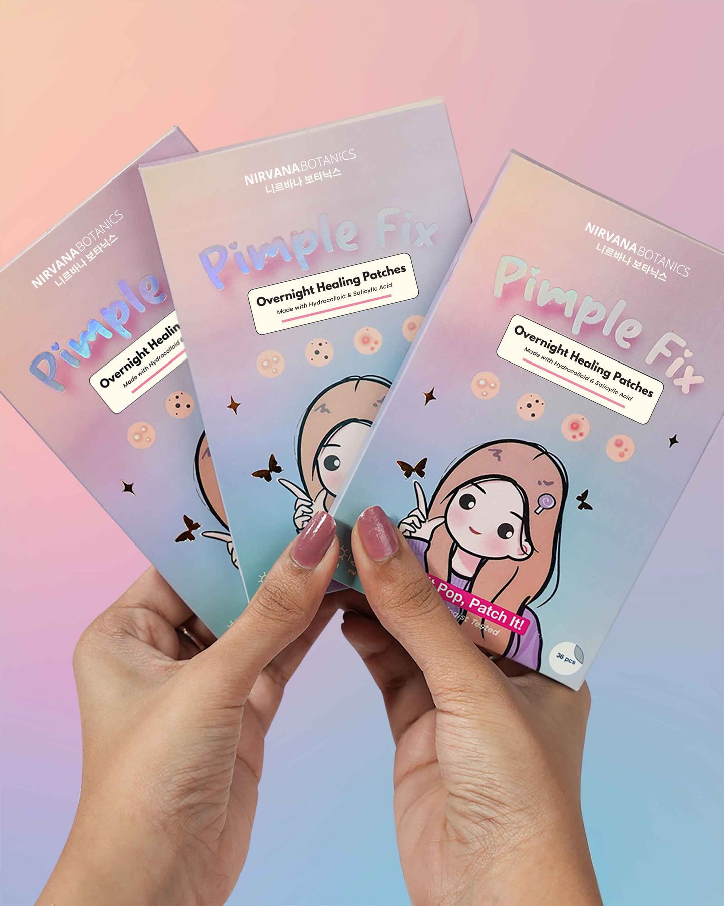 Pimple Fix Overnight Healing Patches ✨🦋